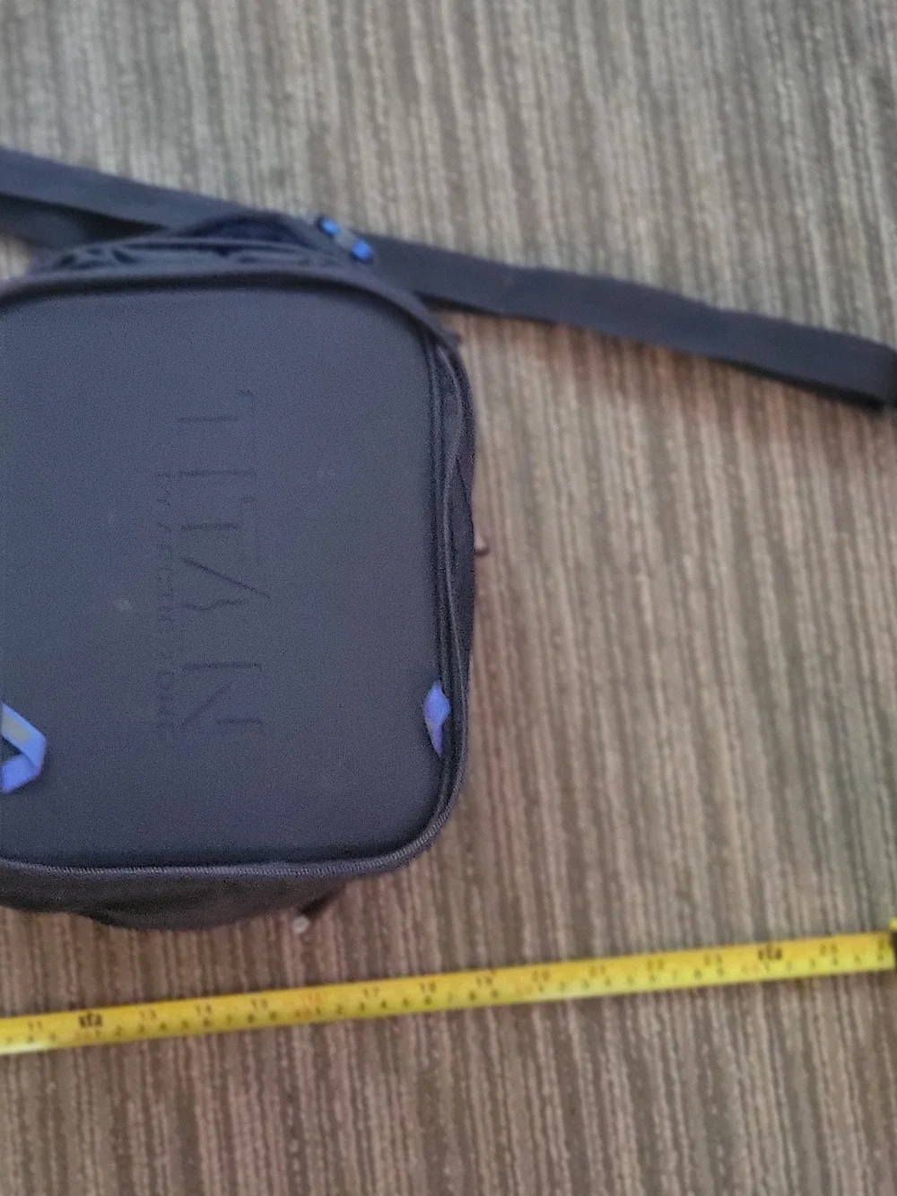 Titan-Black and Blue Lunch Bag